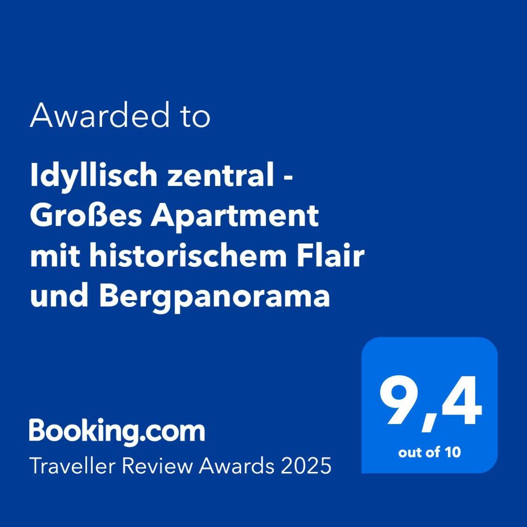 Idyllisch Zentral - Grosses Apartment Mit Historischem Flair Und Bergpanorama Loebau Ngoại thất bức ảnh